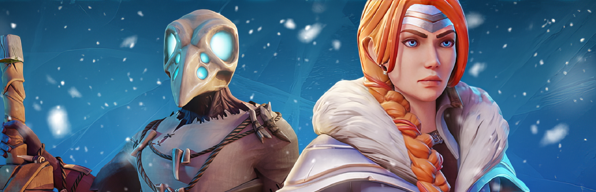 Frozen Flame Background